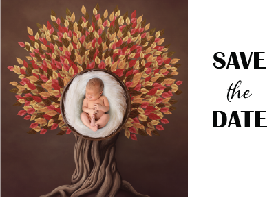 Front side save the date